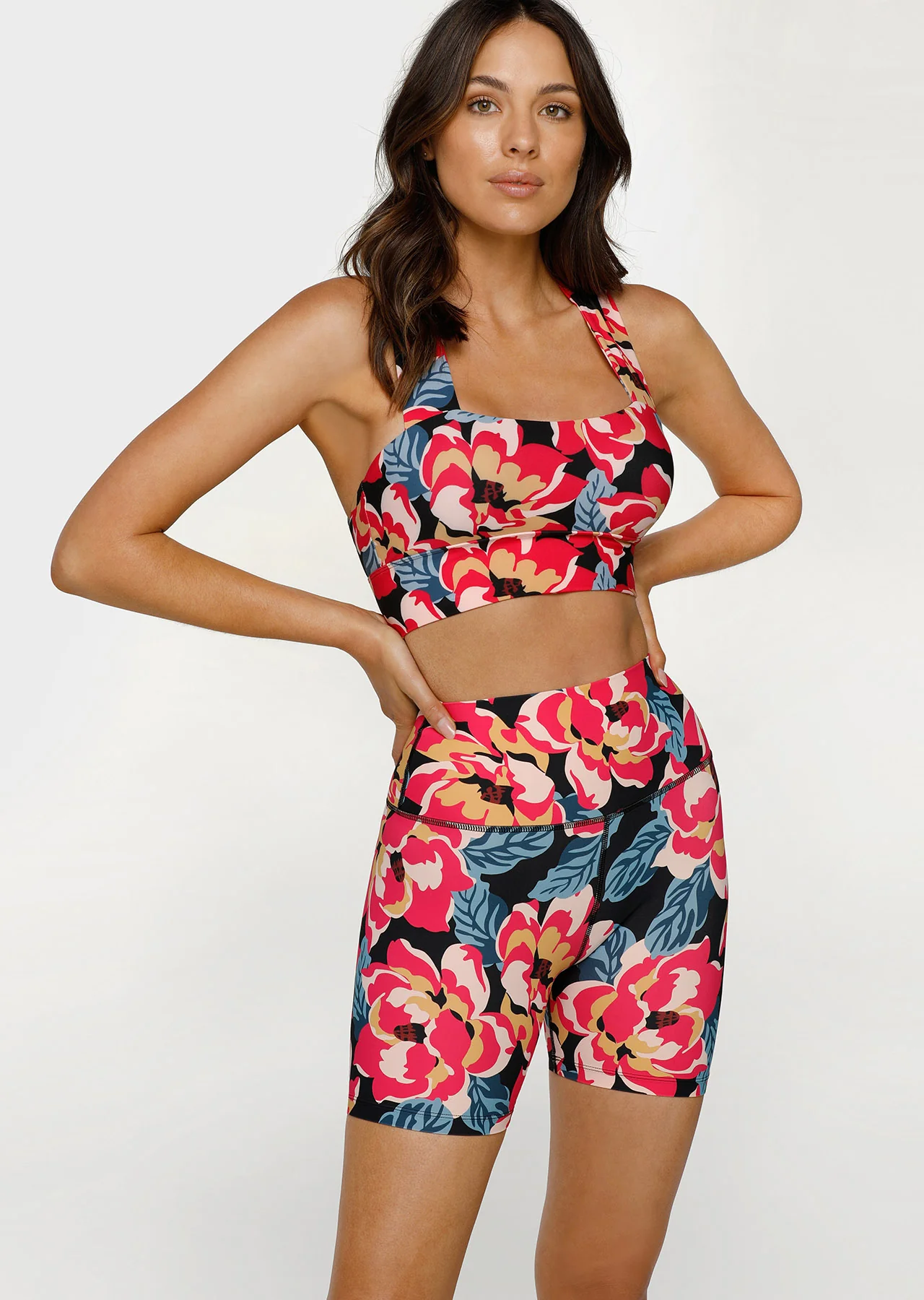 Summer Bloom Sports Bra