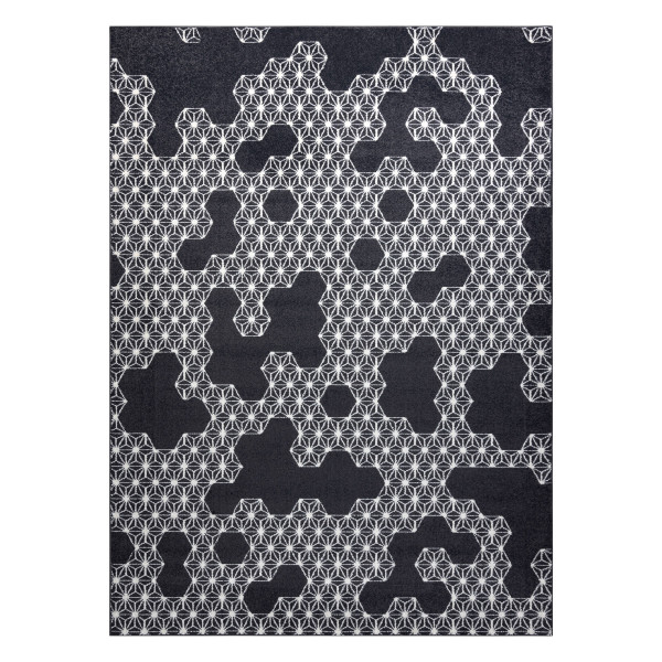 Dywan HEOS 78547 antracyt / krem HEKSAGON, PUZZLE 120x170 cm