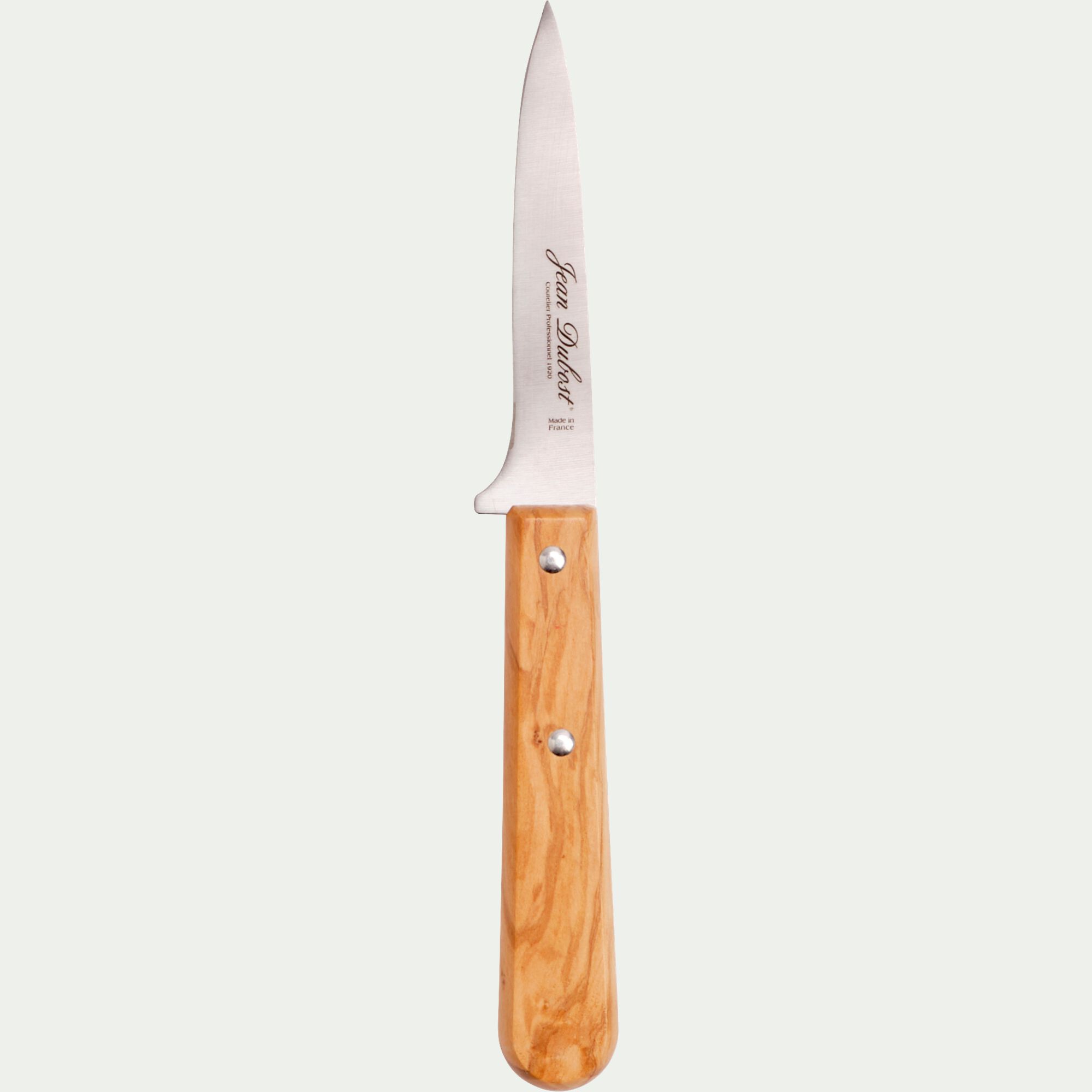 TRADITION - Couteau multi-usages en inox et bois d'olivier 25cm - naturel