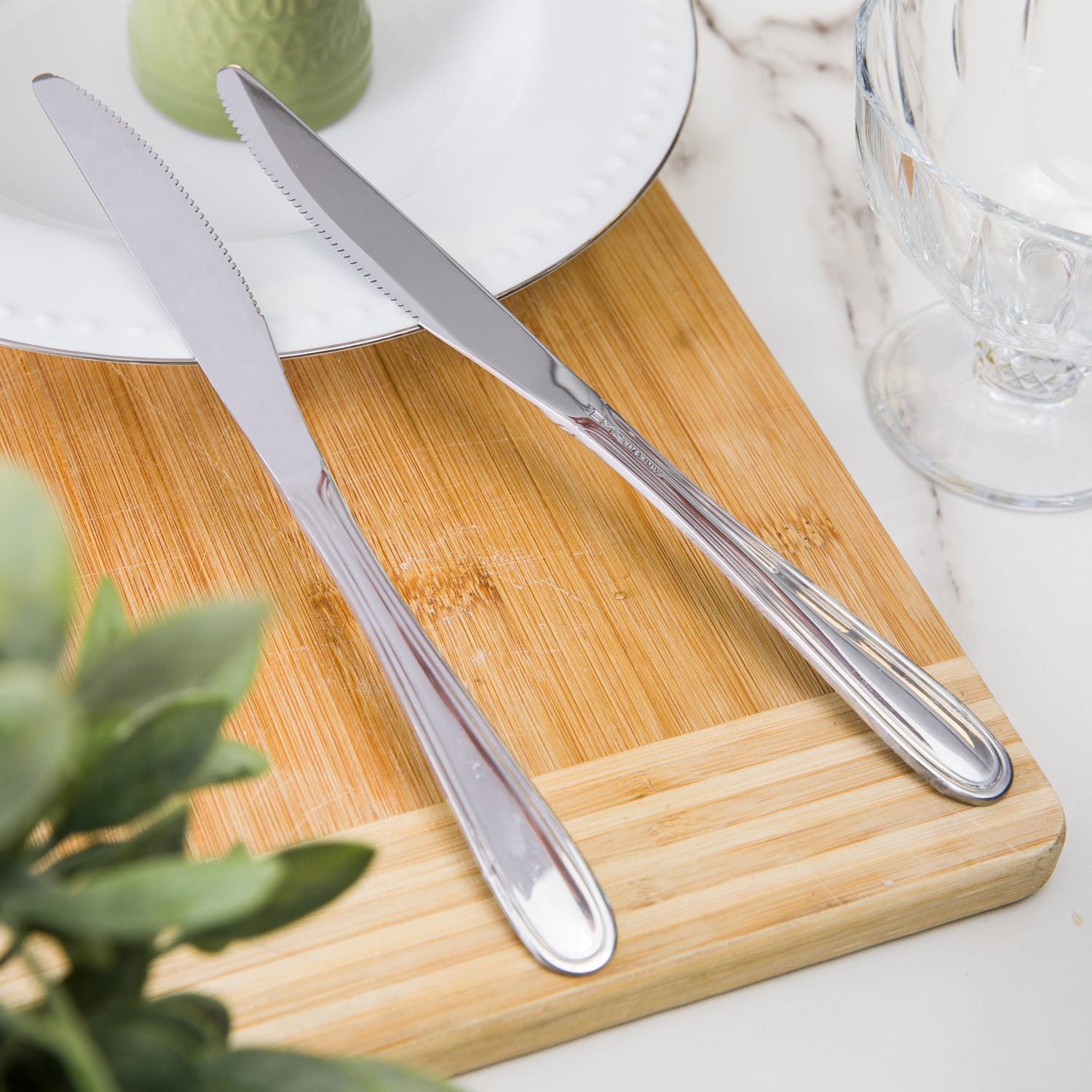 Set coltelli City in acciaio inox, 2 pezzi