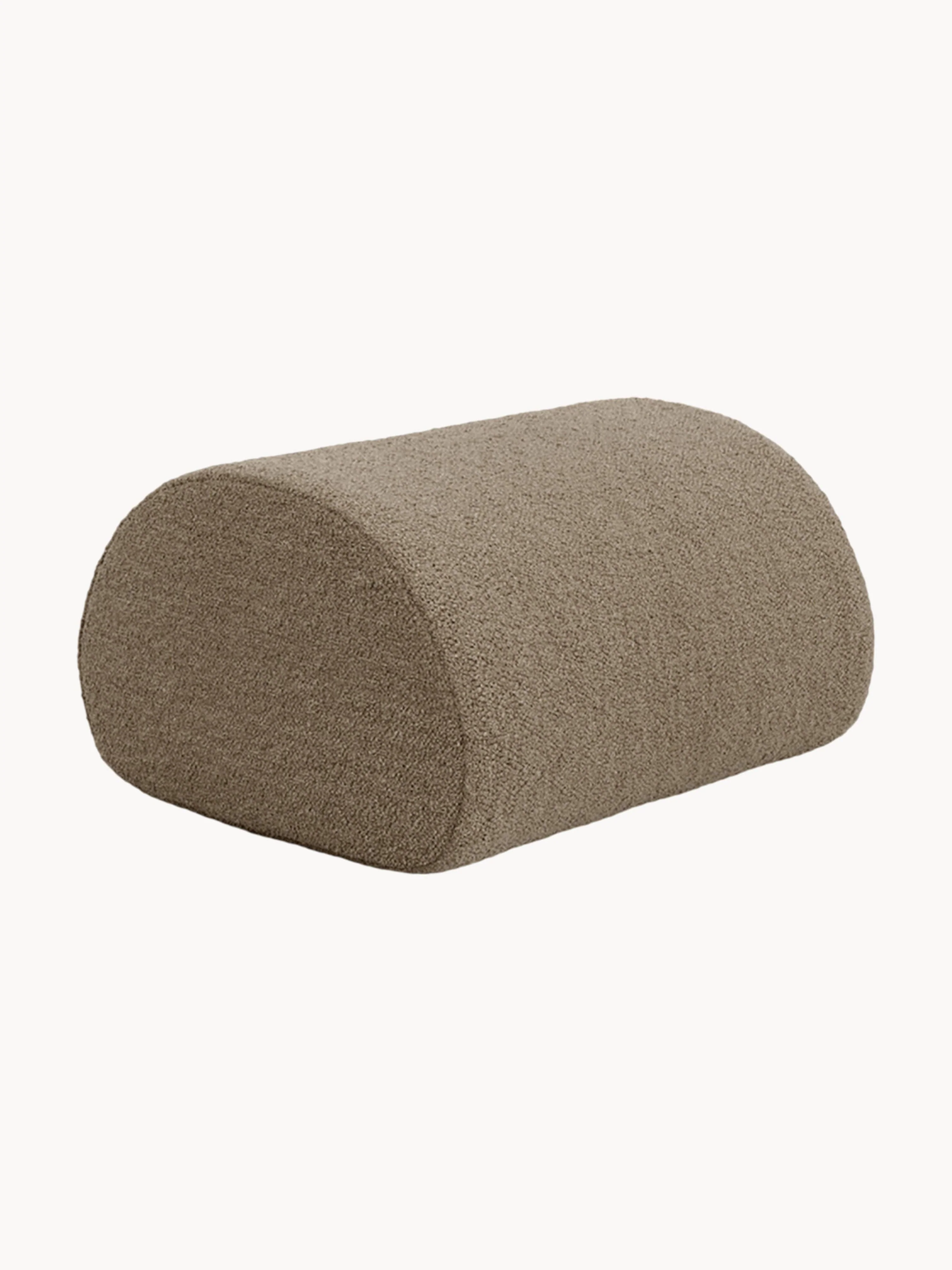 Garten-Loungepouf Rouli aus Bouclé