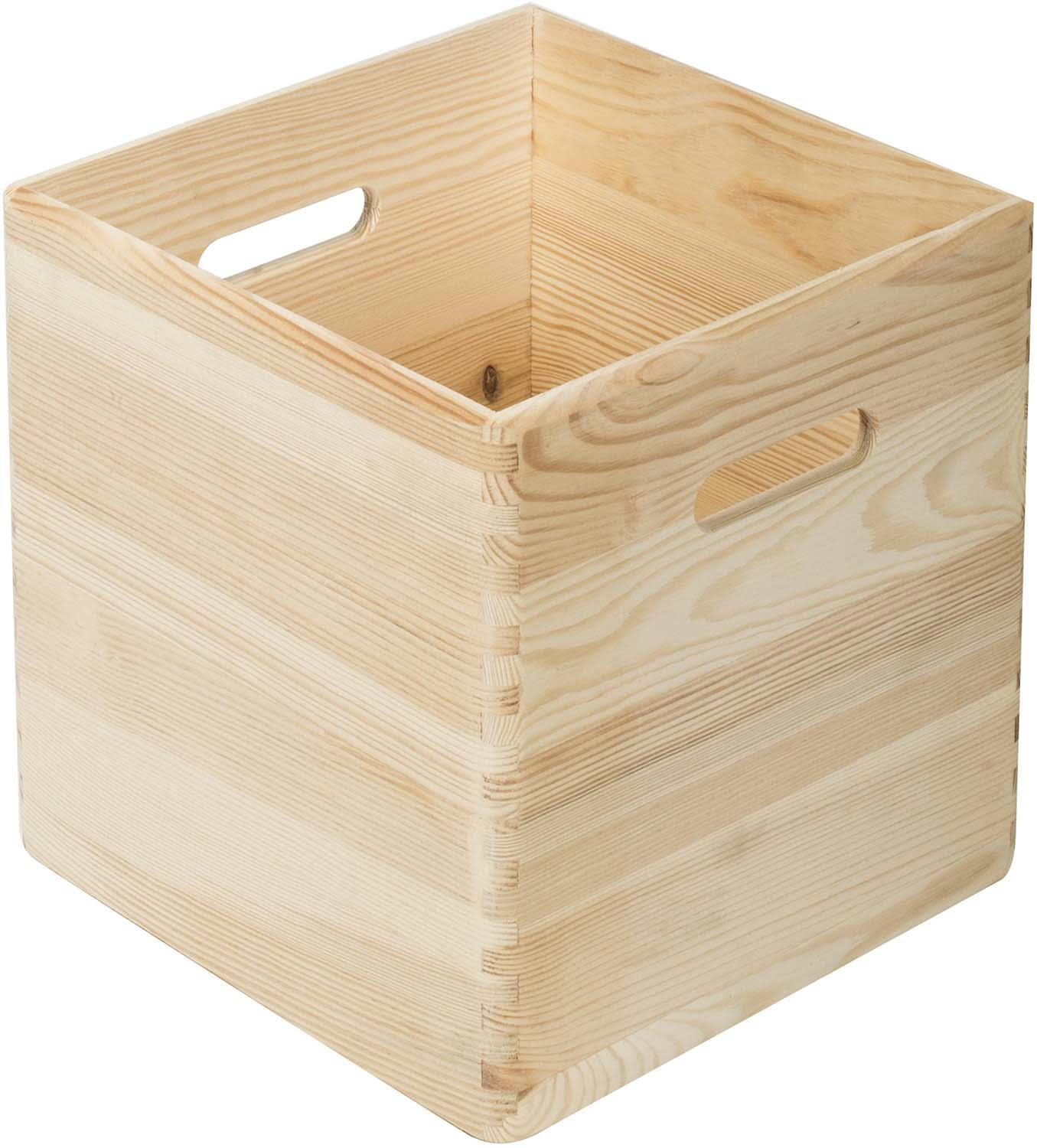 - Caisse en pin massif 30 cm