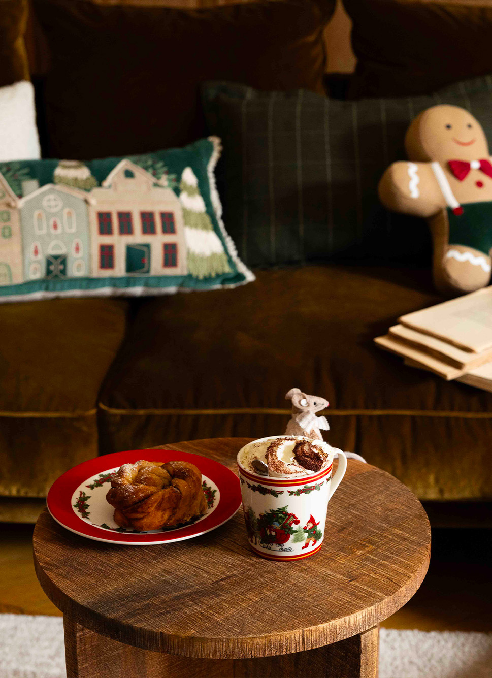 ASSIETTE à DESSERT EN PORCELAINE ESPRIT FÉERIQUE MULTICOLORE