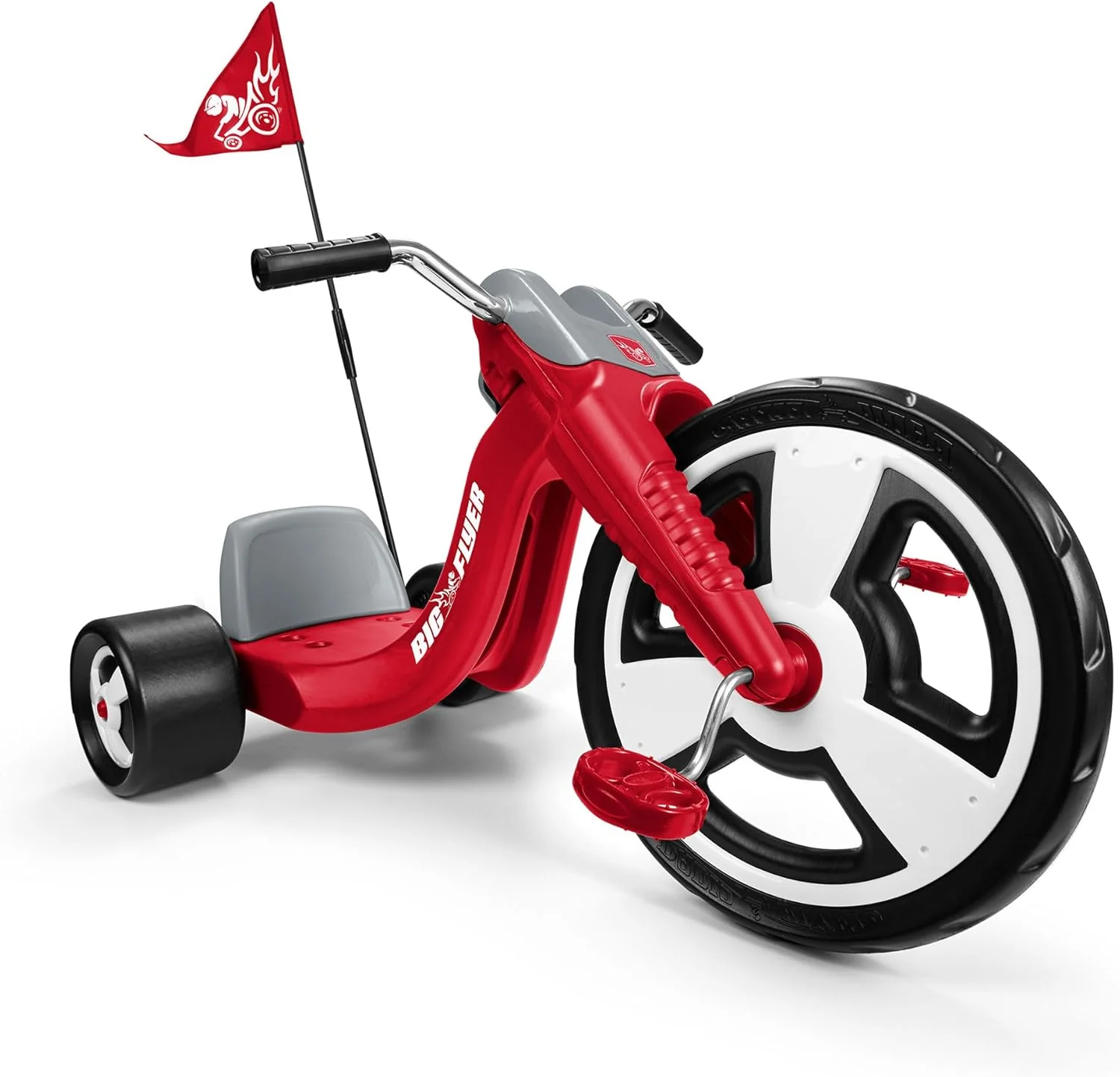 Sporty outdoor riding toy, suitable for children aged 3 to 7, red children's bicycle