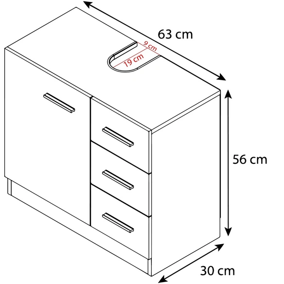 Badmöbel-Set »Zalo«, 4-teilig