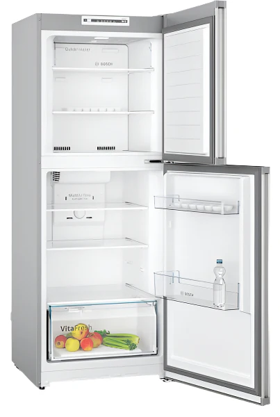 Bosch Top Mount Freezer Fridge A+, 60Cm * 158Cm, Serie 2, 225Lit, Inox Metallic