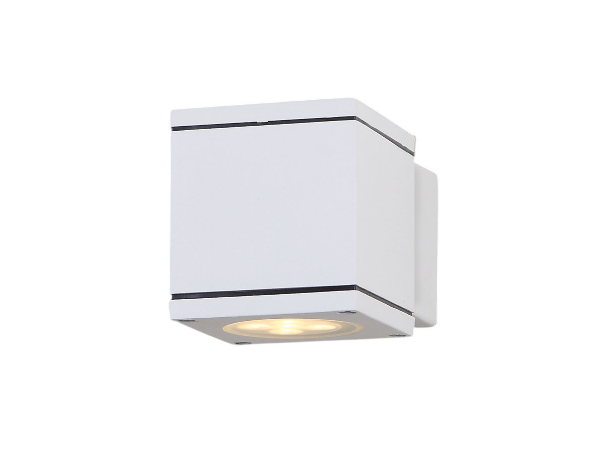 Kinkiet biały HOME SQUARE 1xGU10x50W wym:8,5x8x11,5cm IP54 Maxlight