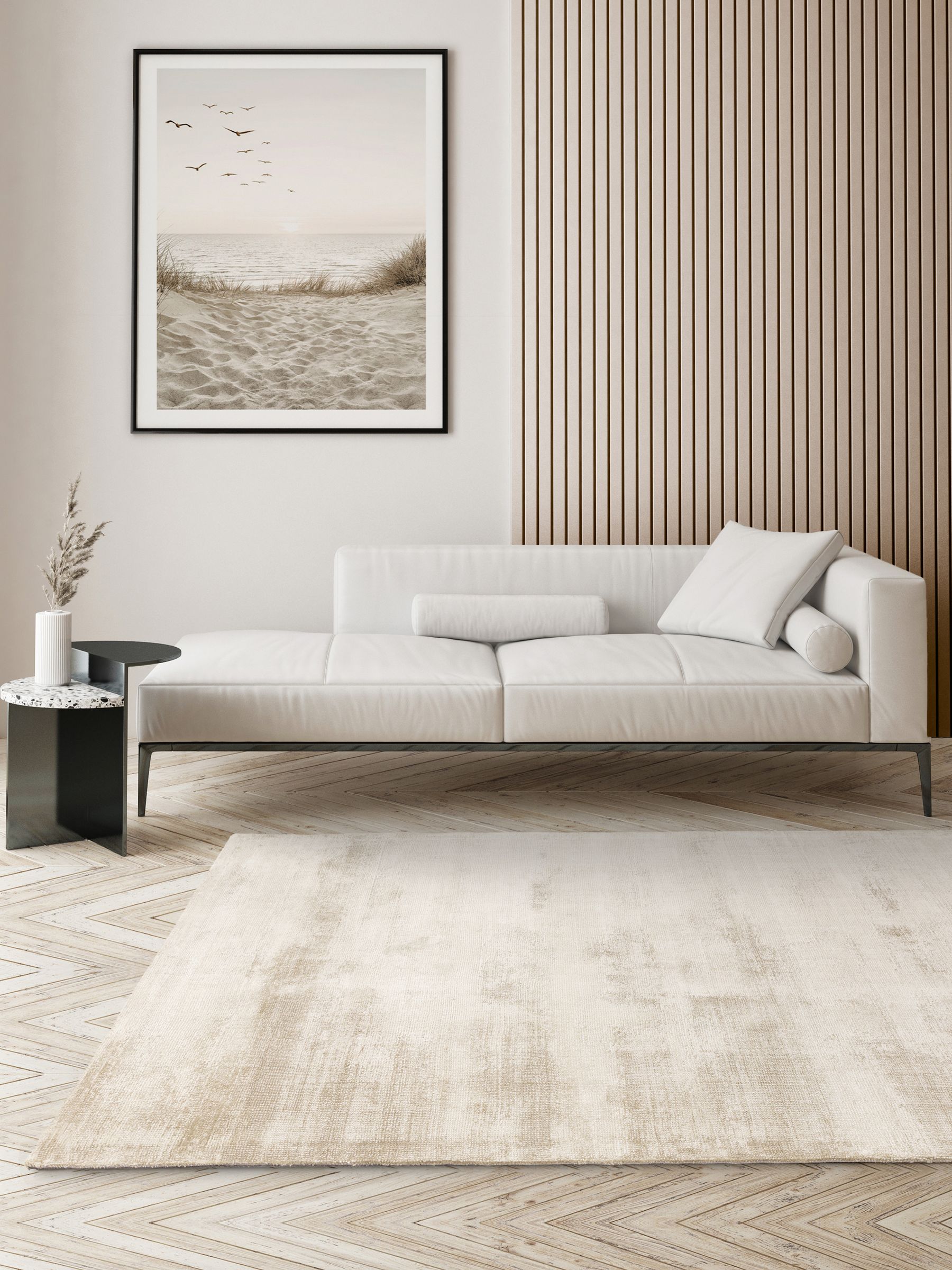 Asiatic Rugs Sand Aston Copper Hand Loomed Viscose Rug