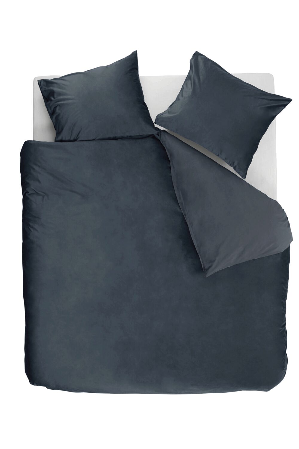 Ambiante Velvety - 200 x 200/220 cm - Blauw