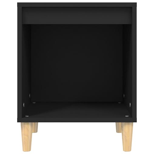 NNEVL Bedside Cabinets 2 pcs Black 40x35x50 cm