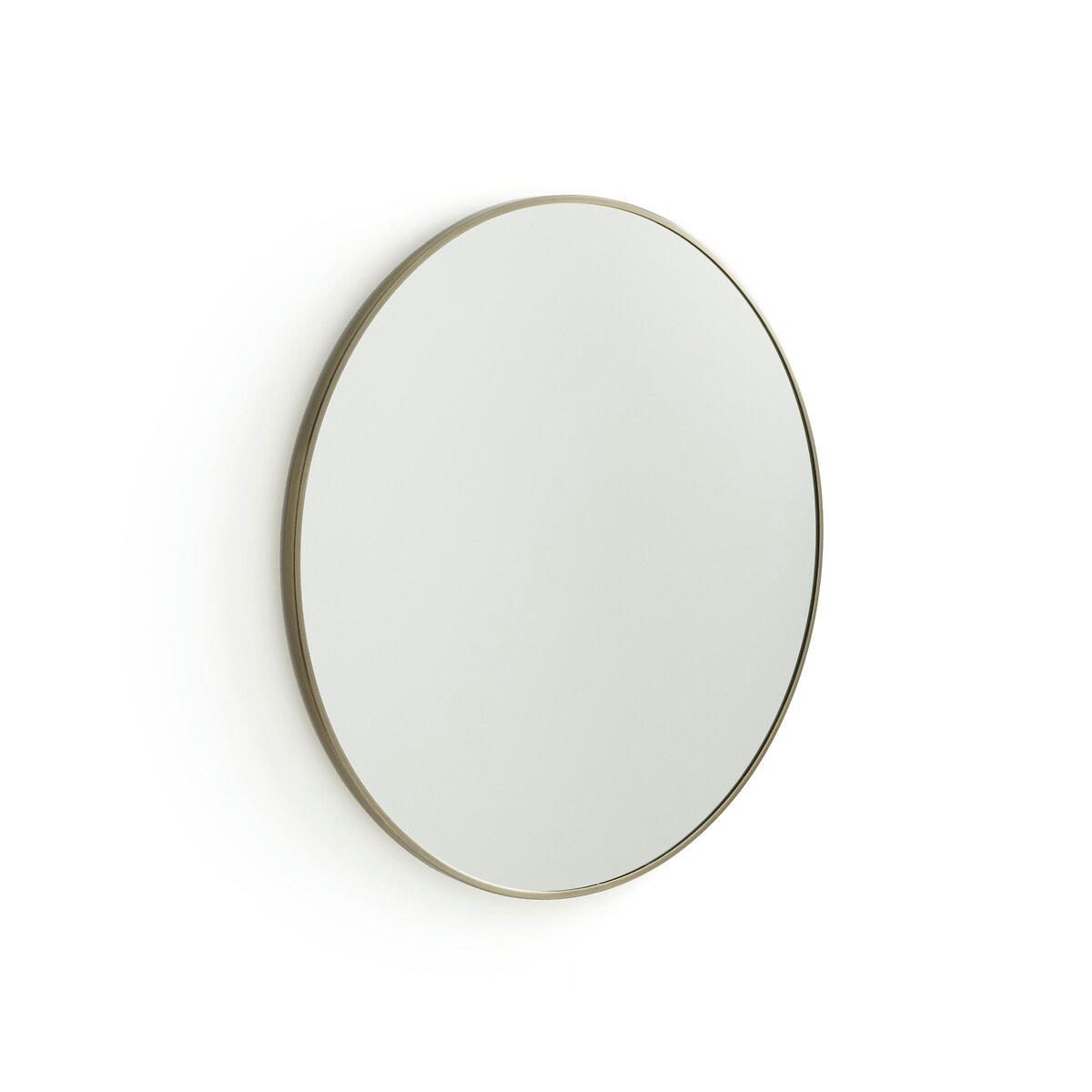 Miroir métal laiton vieilli Ø80 cm, Caligone