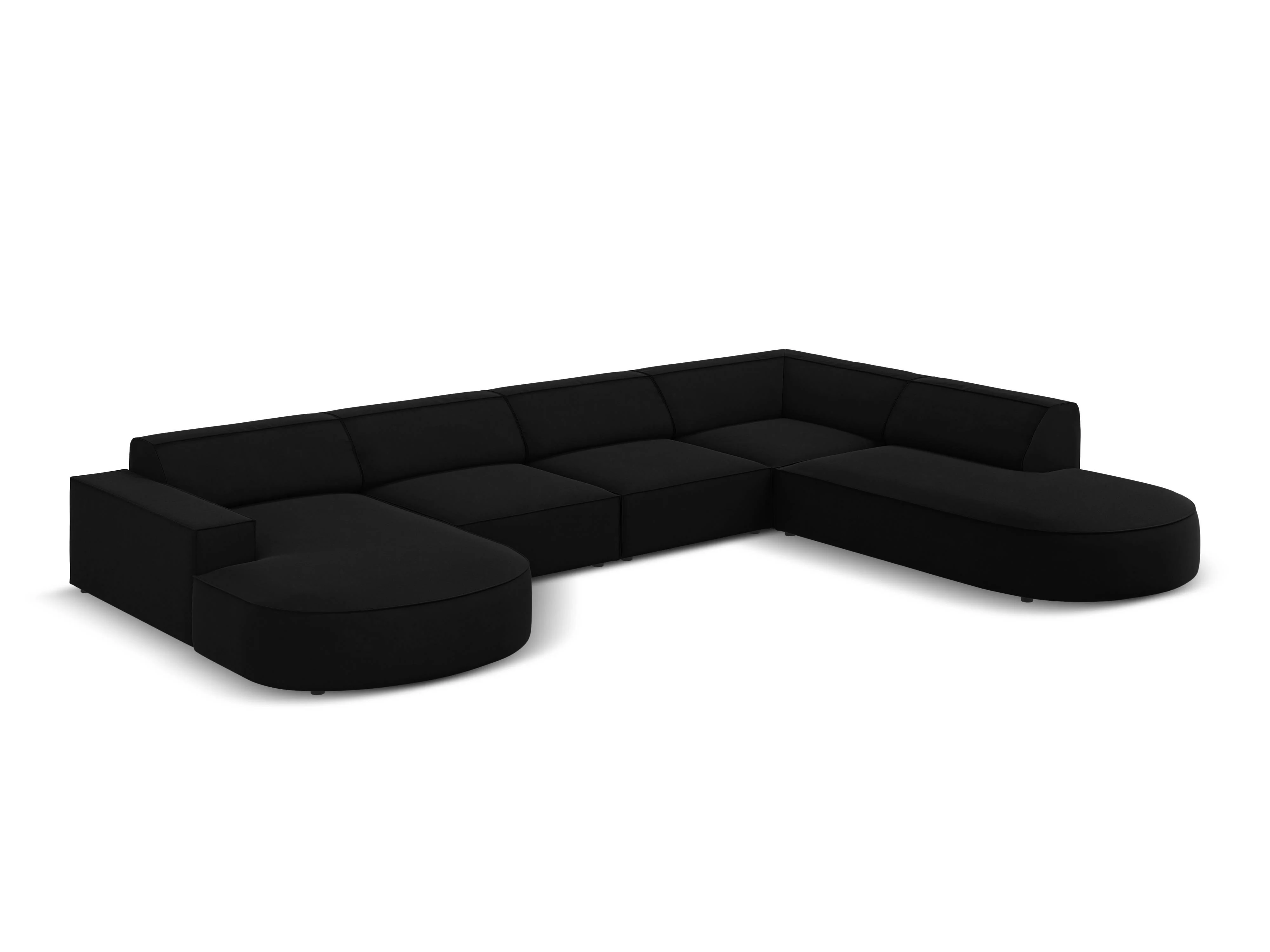U-bank Jodie velvet Chaise longue rechts