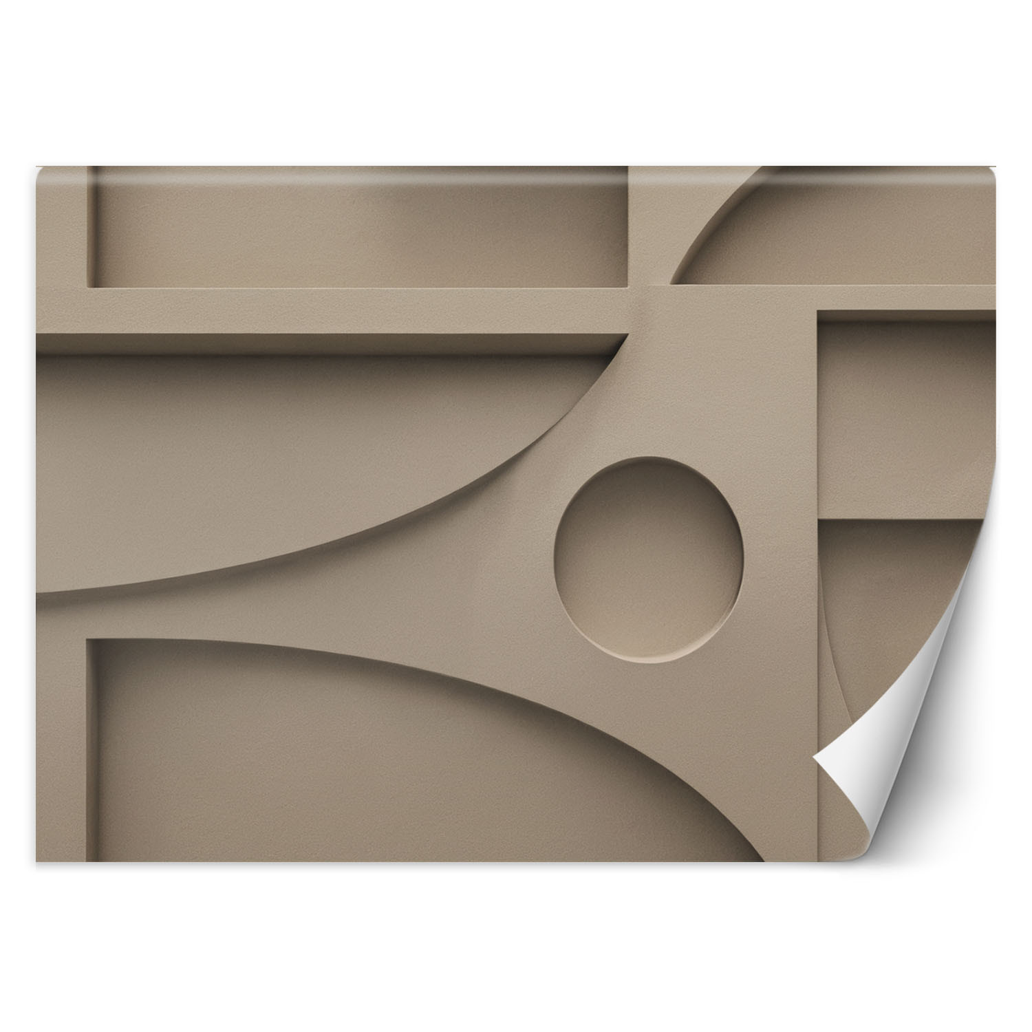 Feeby Fototapeta, Minimalistyczne Kształty Relief 100x70