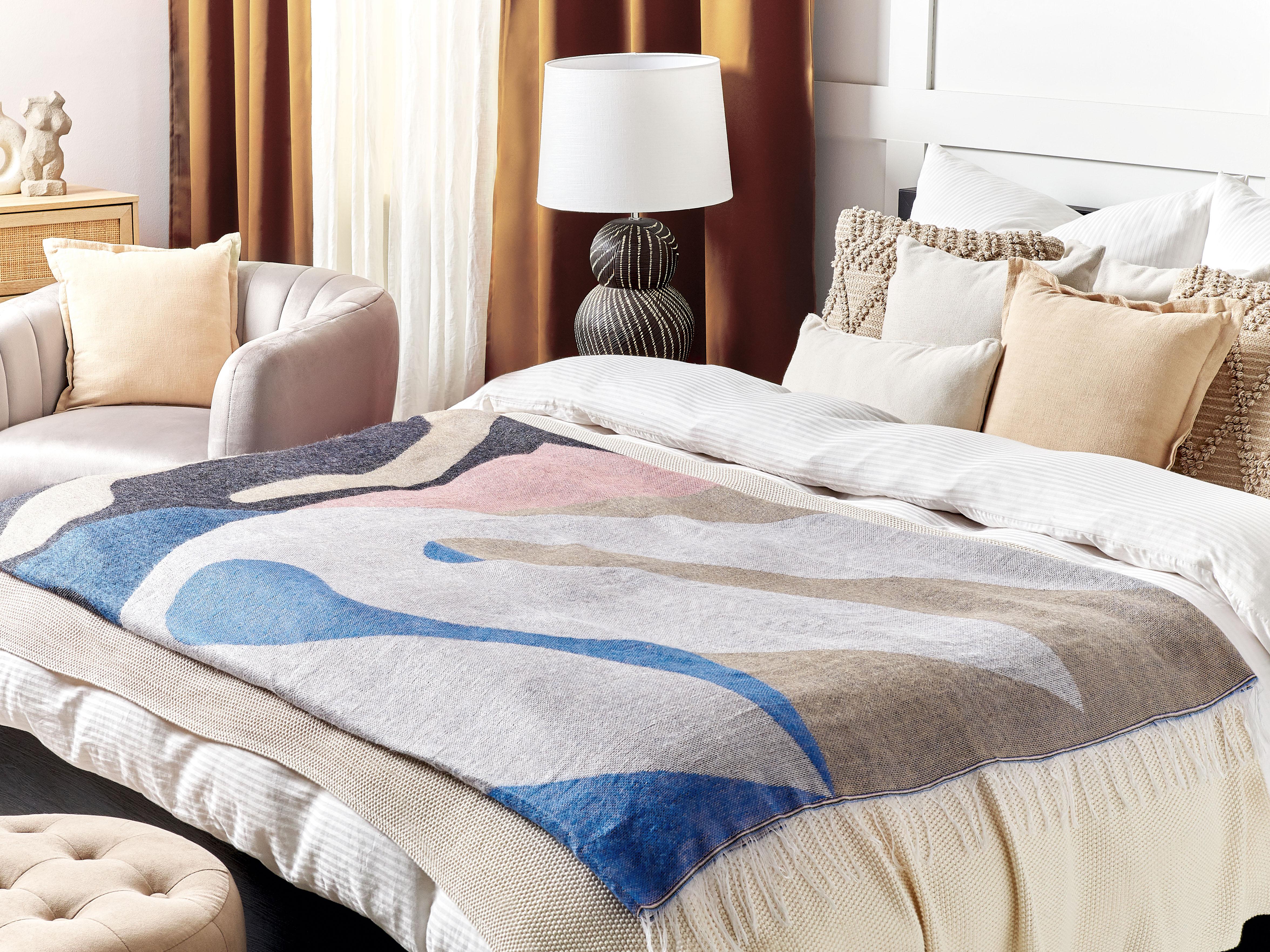 Blanket YALADI Fabric 130 x 170 cm Multicolour