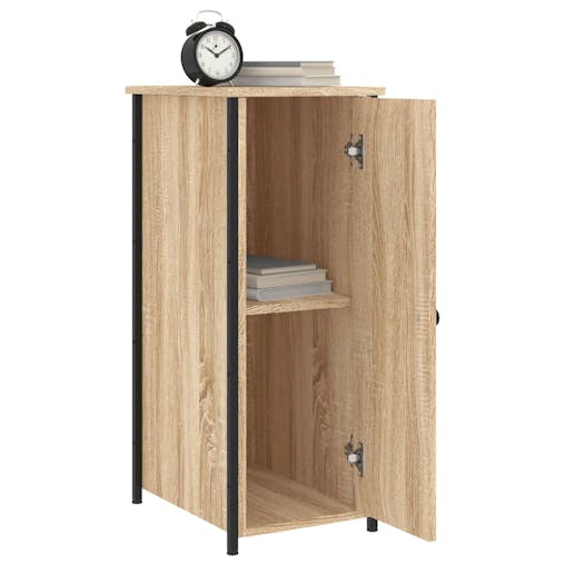 NNEVL Bedside Cabinets 2 pcs Sonoma Oak 32x42x80 cm Engineered Wood