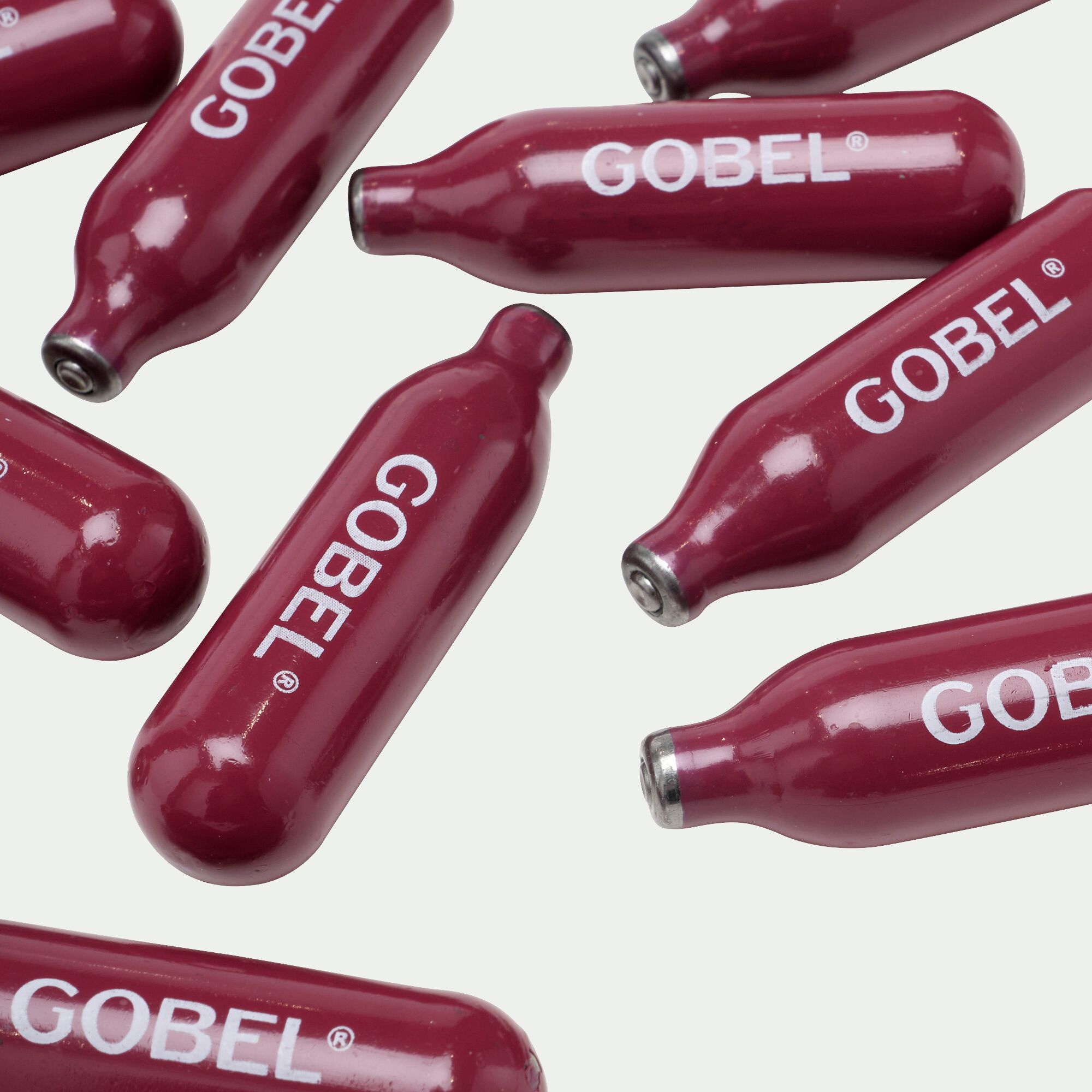 GOBEL - Lot de 10 cartouches de gaz pour siphon - rouge