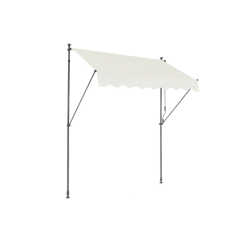 Store banne sur pieds Suva écru 250 x 130 cm