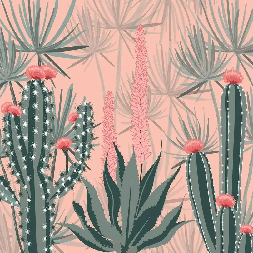 Serviette 20er-Set Cacti dunes