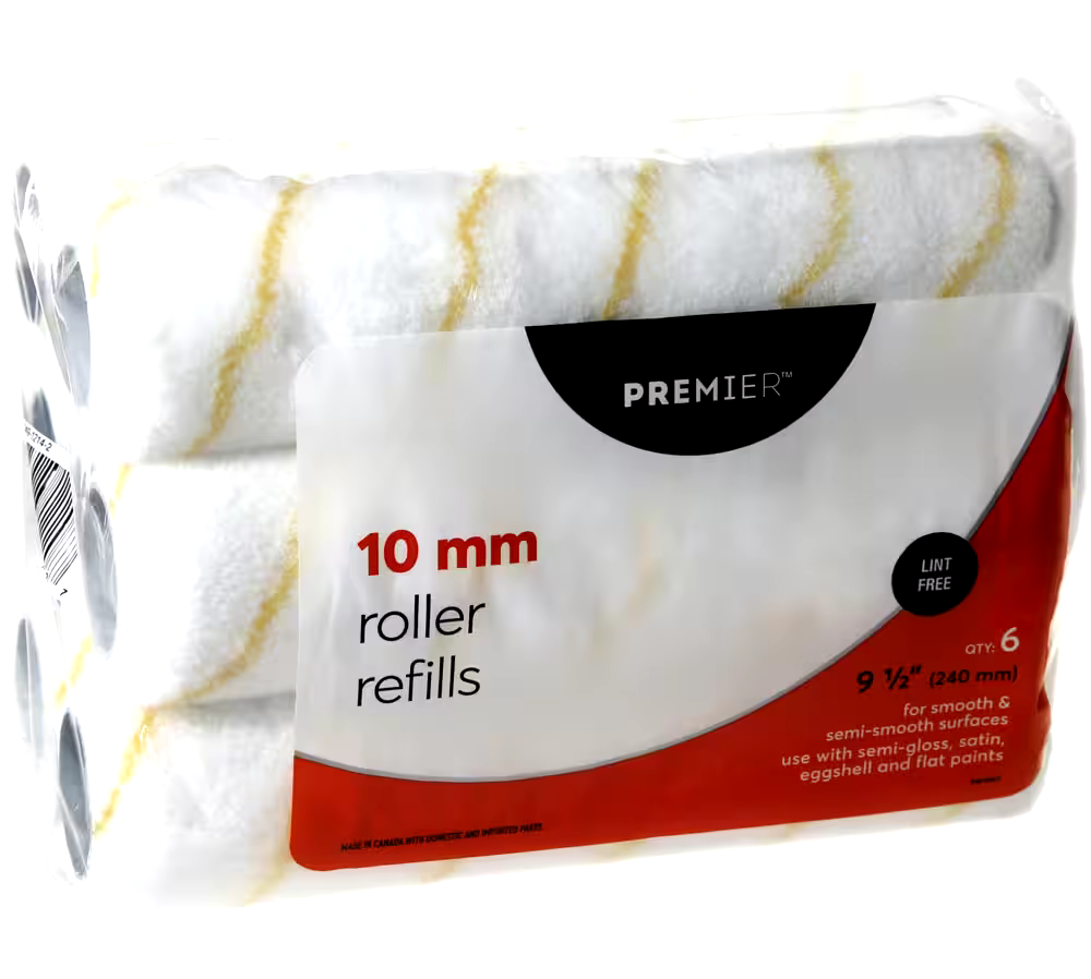 Premier Lint Free Paint Roller Refills, 6-pk, 10-mm