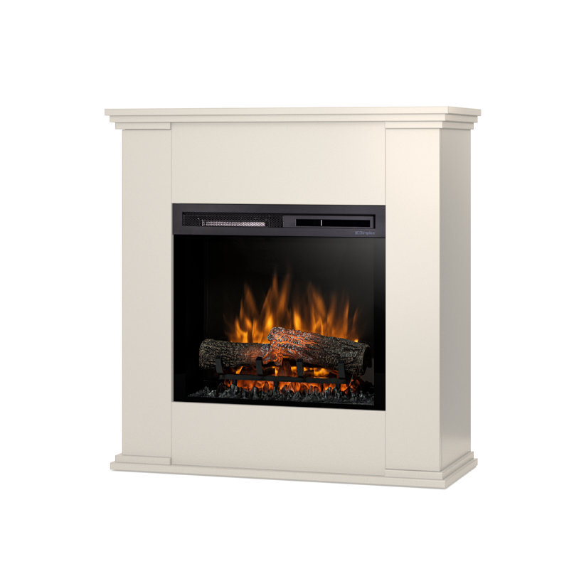 Kominek elektryczny 1400W wolnostojący 23" XHD beż Warmtec Kelia
