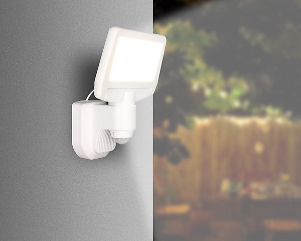 Arlux Lighting Projecteur Solaire FLOOD 15W 1000lm - Blanc - Detecteur de Mouvement