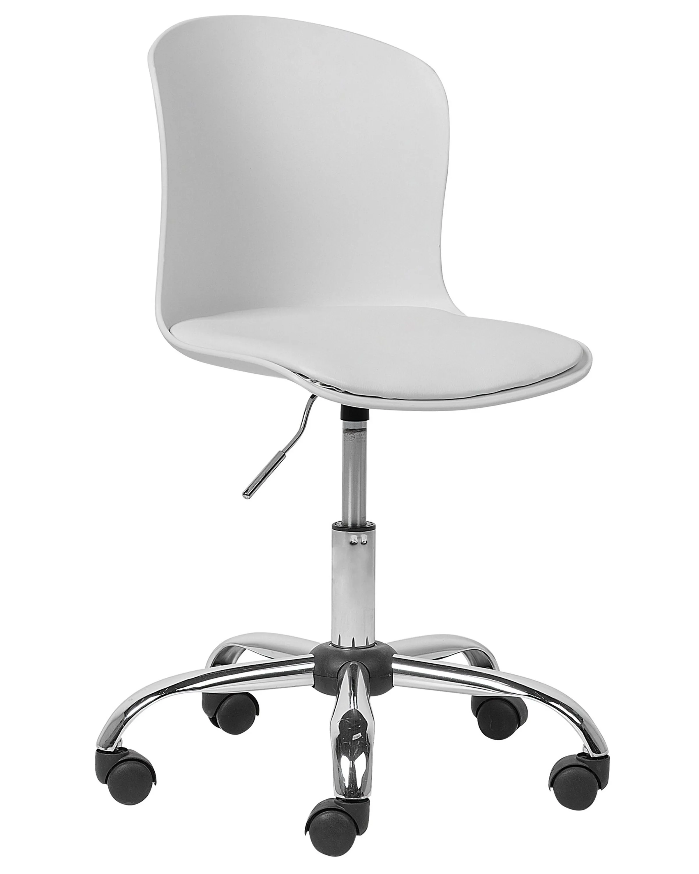 Desk Chair VAMO Faux Leather White