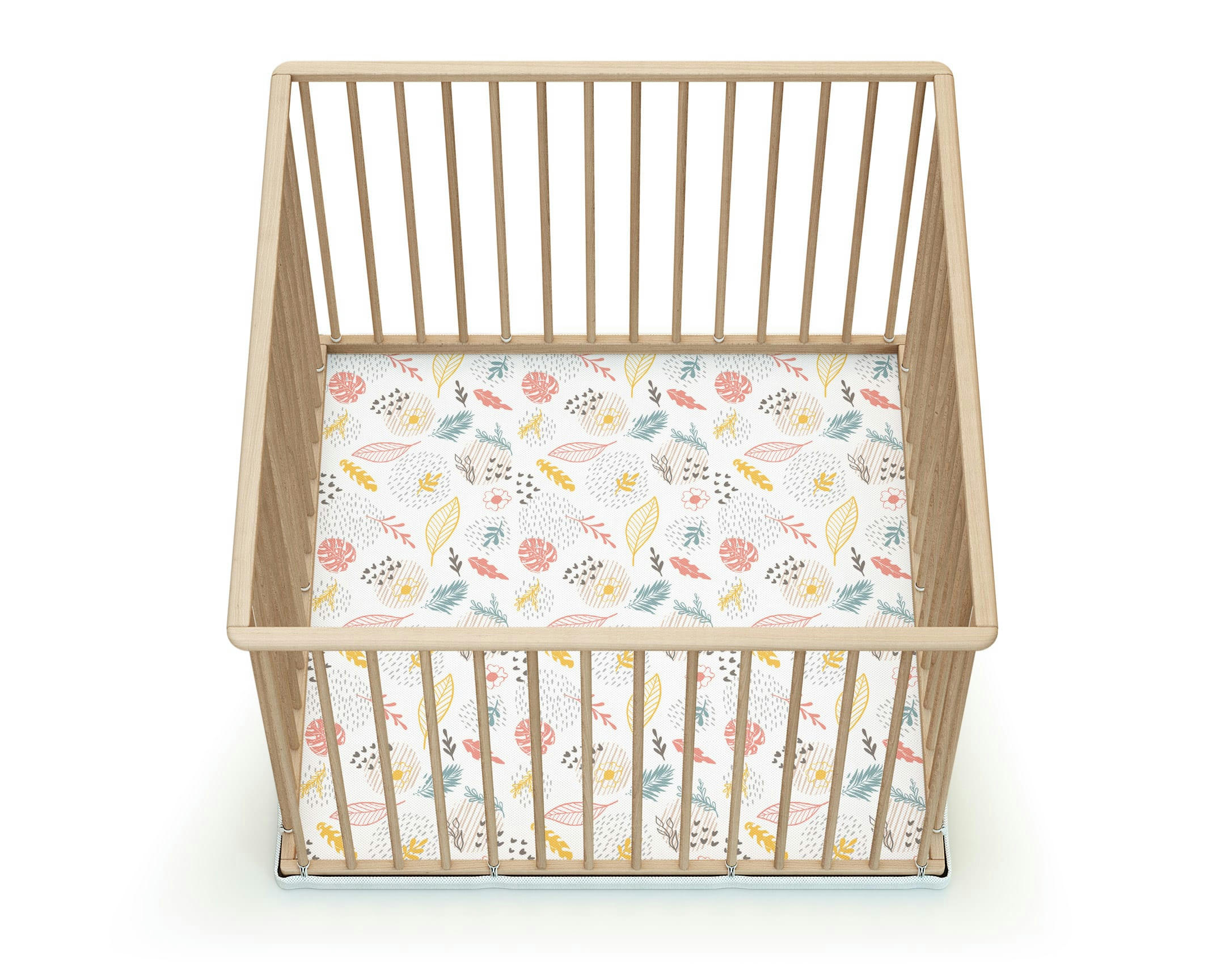 - Parc fixe 100x100 hêtre brut