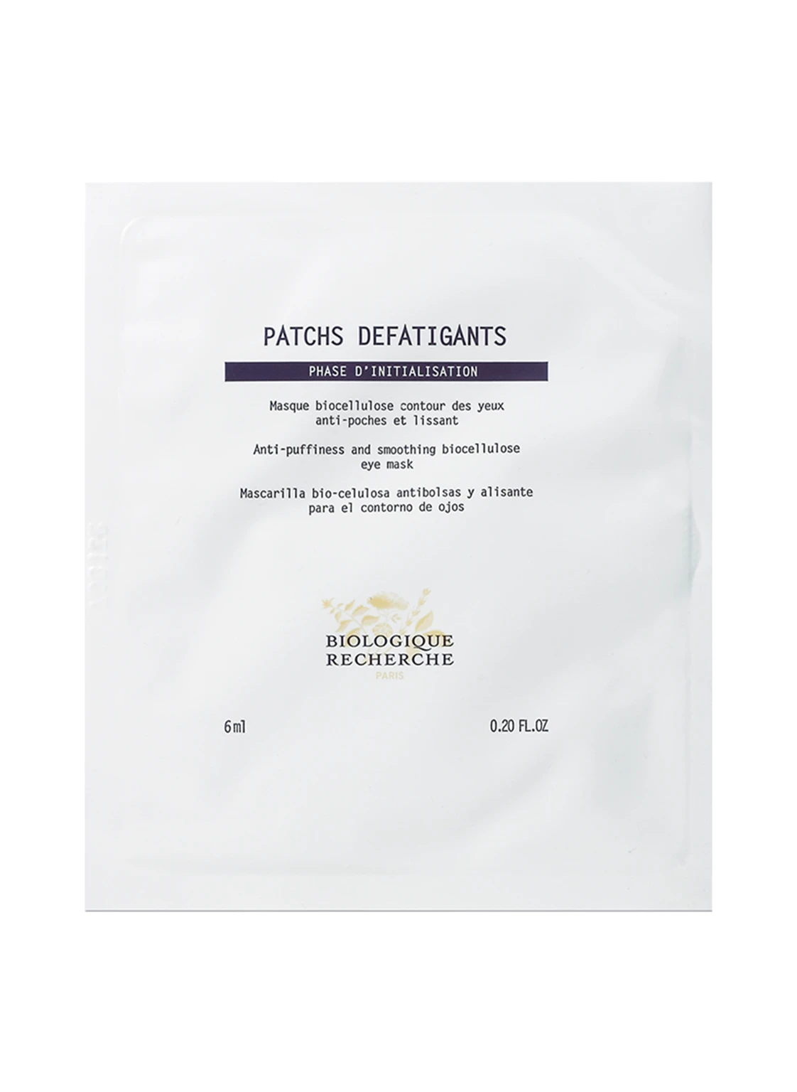 BIOLOGIQUE RECHERCHE PATCHS DÉFATIGANTS