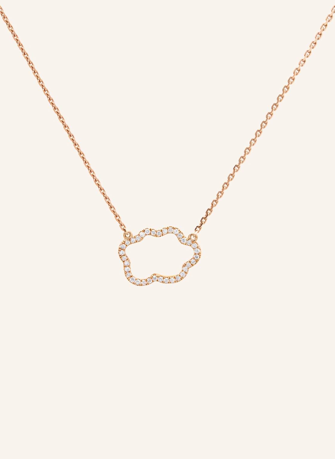 VIERI Kette WOLKE SILHOUETTE BRILLANTEN