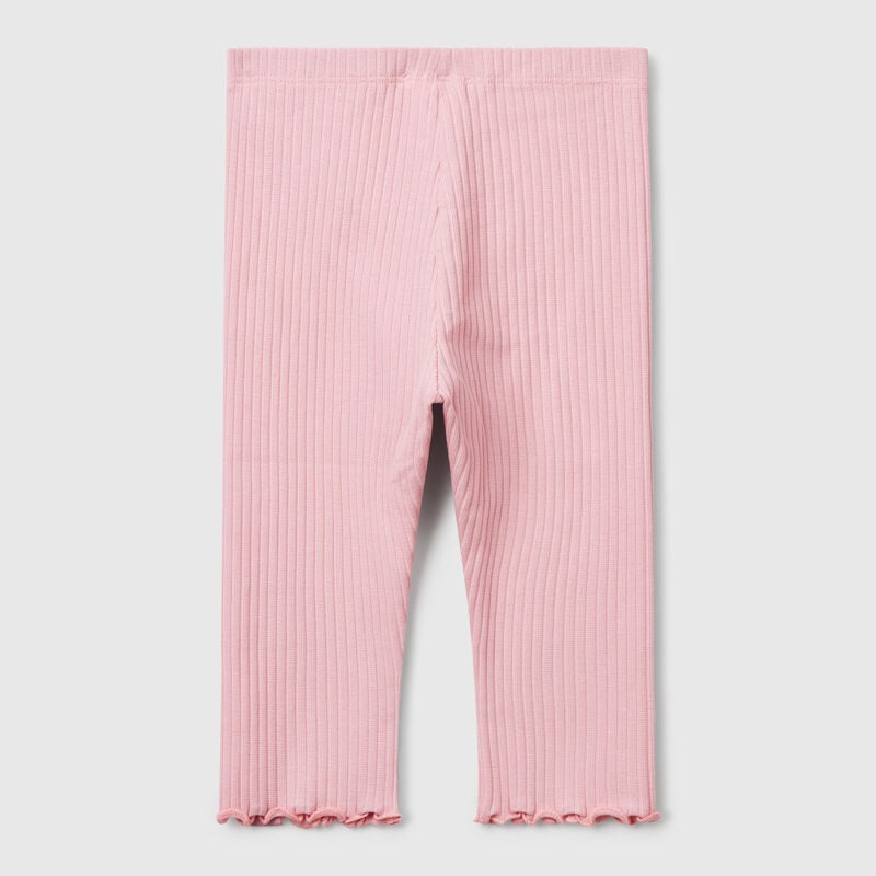 Stretch cotton leggings