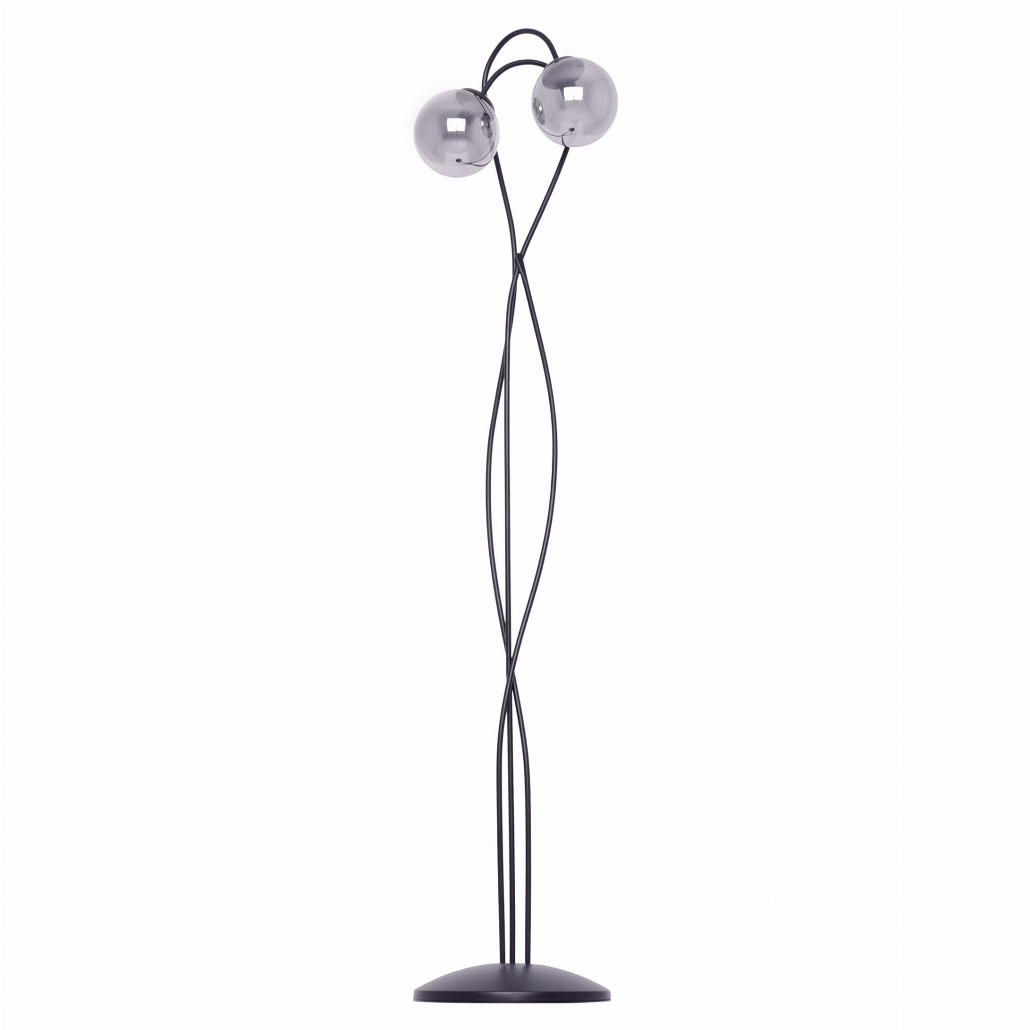 Lampa podłogowa czarno-grafitowa RUBIN2xE14x40W wym:155x30x30cm Kaja