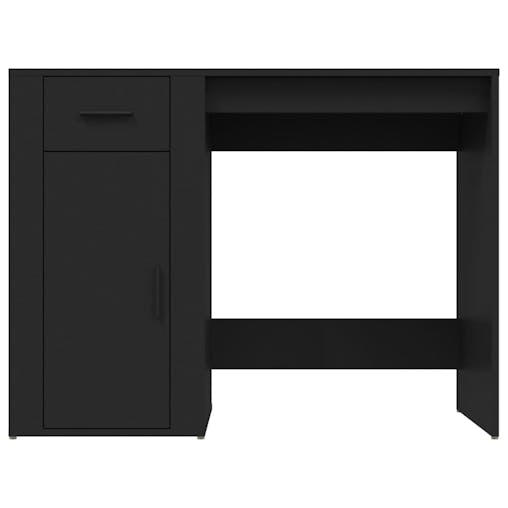 NNEVL Desk Black 100x49x75 cm Engineered Wood