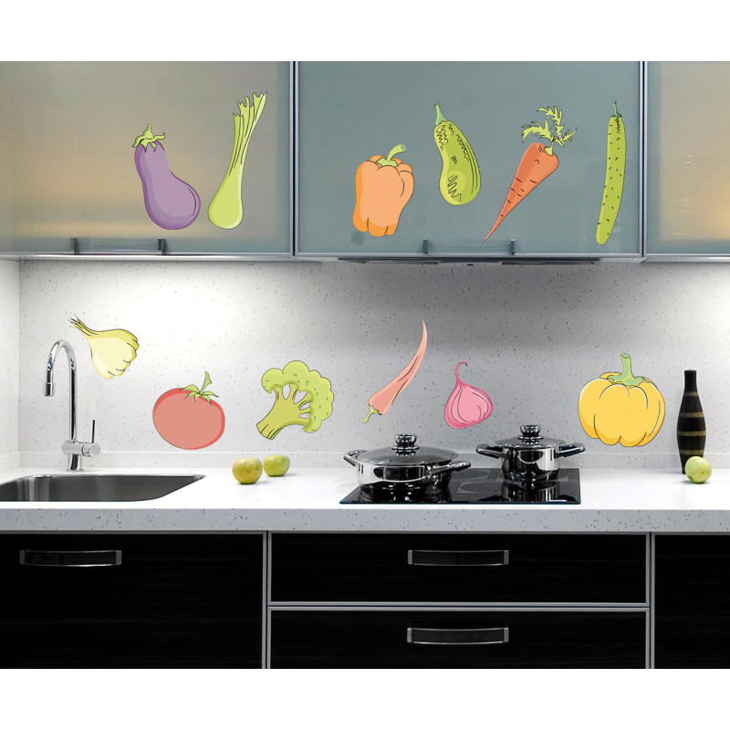 Planche de stickers Légumes