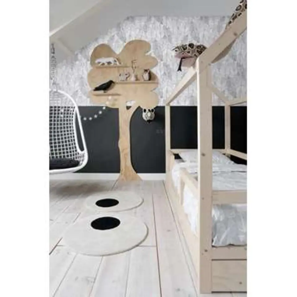 ESTAhome behang - getekende bladeren - zwart en wit - 0.53 x 10.05 m