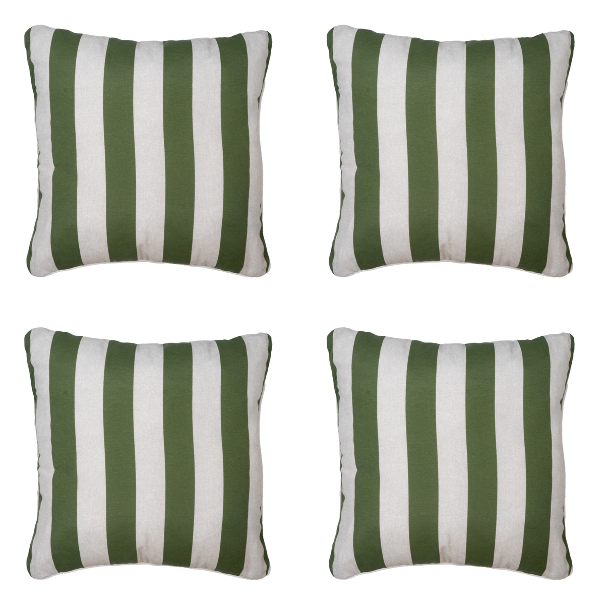 Madison sierkussen Amora - groen - 50x50x10cm - set van 4