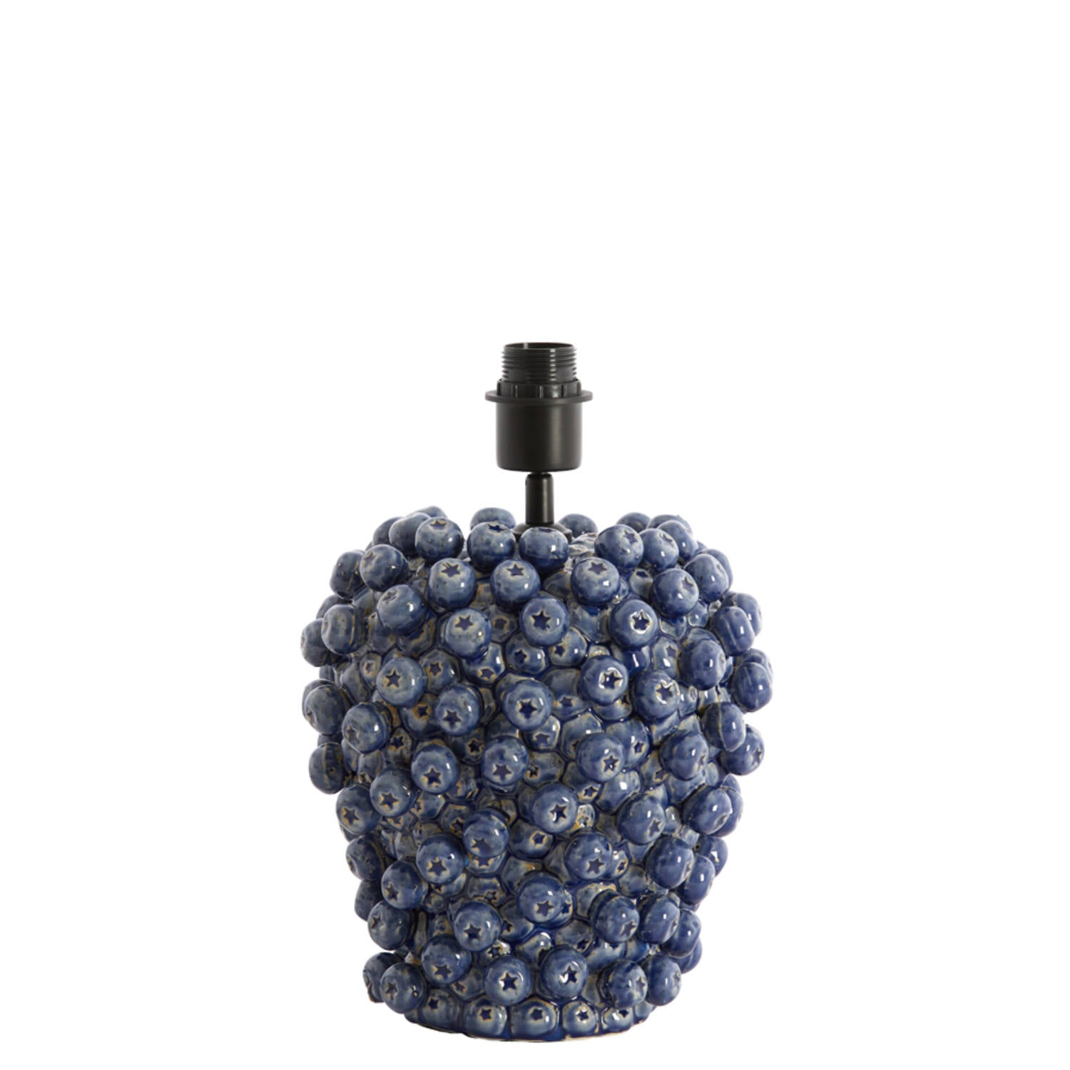 Light & Living - tafellamp - Berries - blauw - keramiek - Ø 26cm -