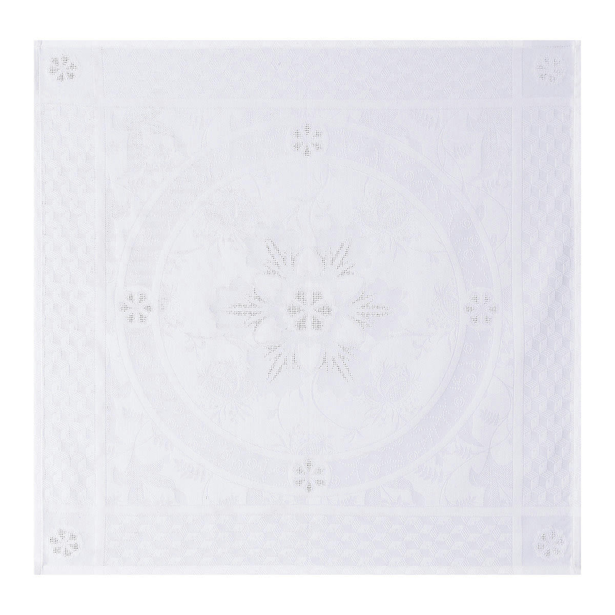 DUCHESSE - Serviette en coton blanc 58 x 58