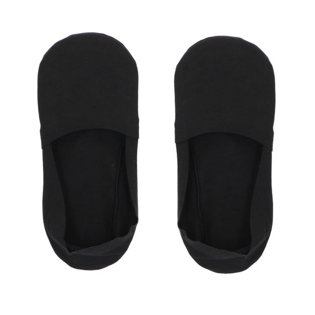 Sneakersokken invisible zwart - 2 paar