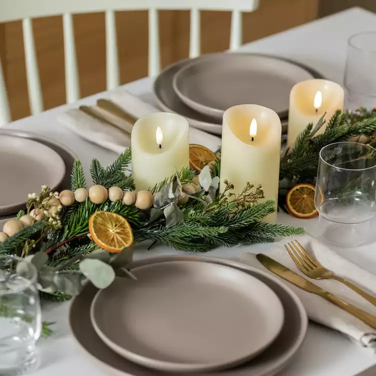 Habitat Pack of 3 LED Candle Christmas Decorations