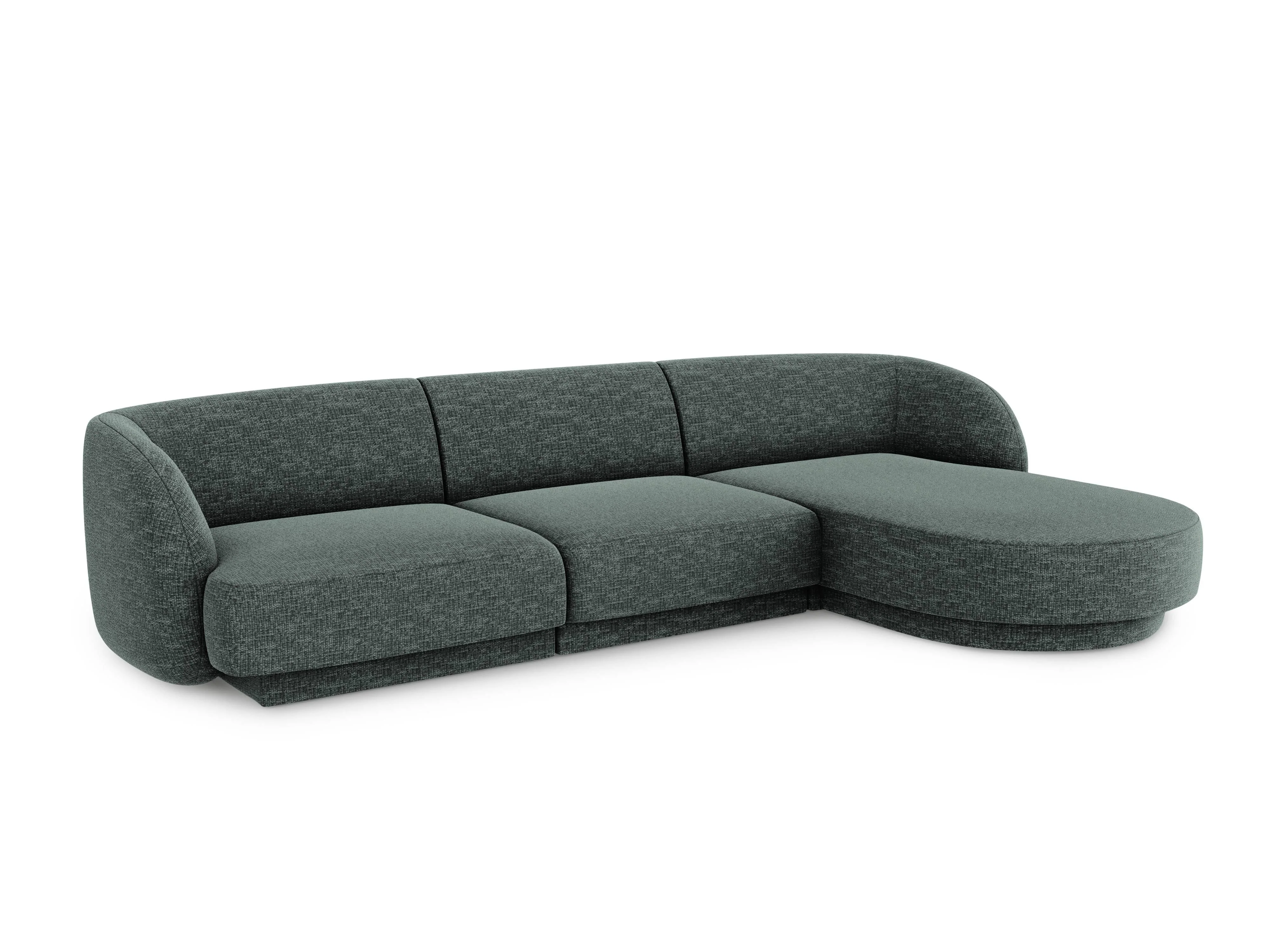 3.5-zitshoekbank Miley rechts chenille