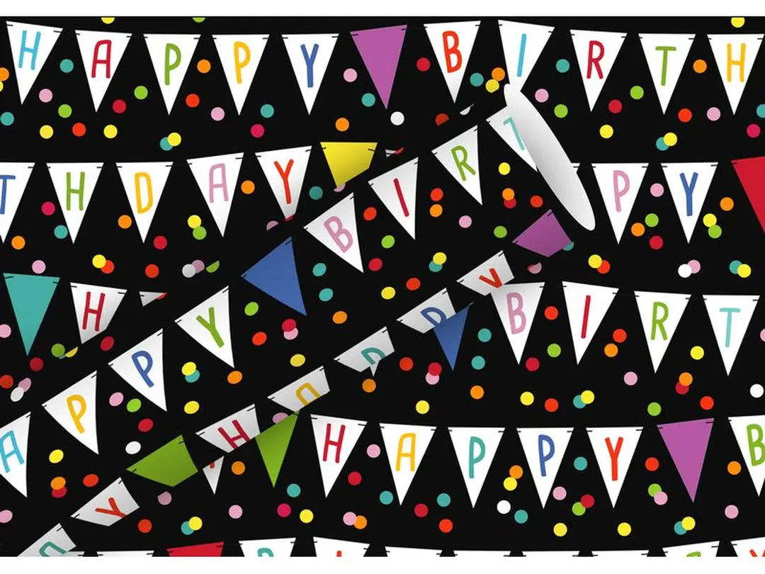 Geschenkpapier Wimpel