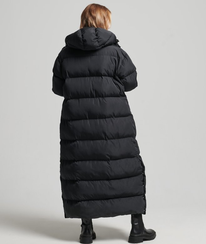 Hooded Maxi Puffer Coat