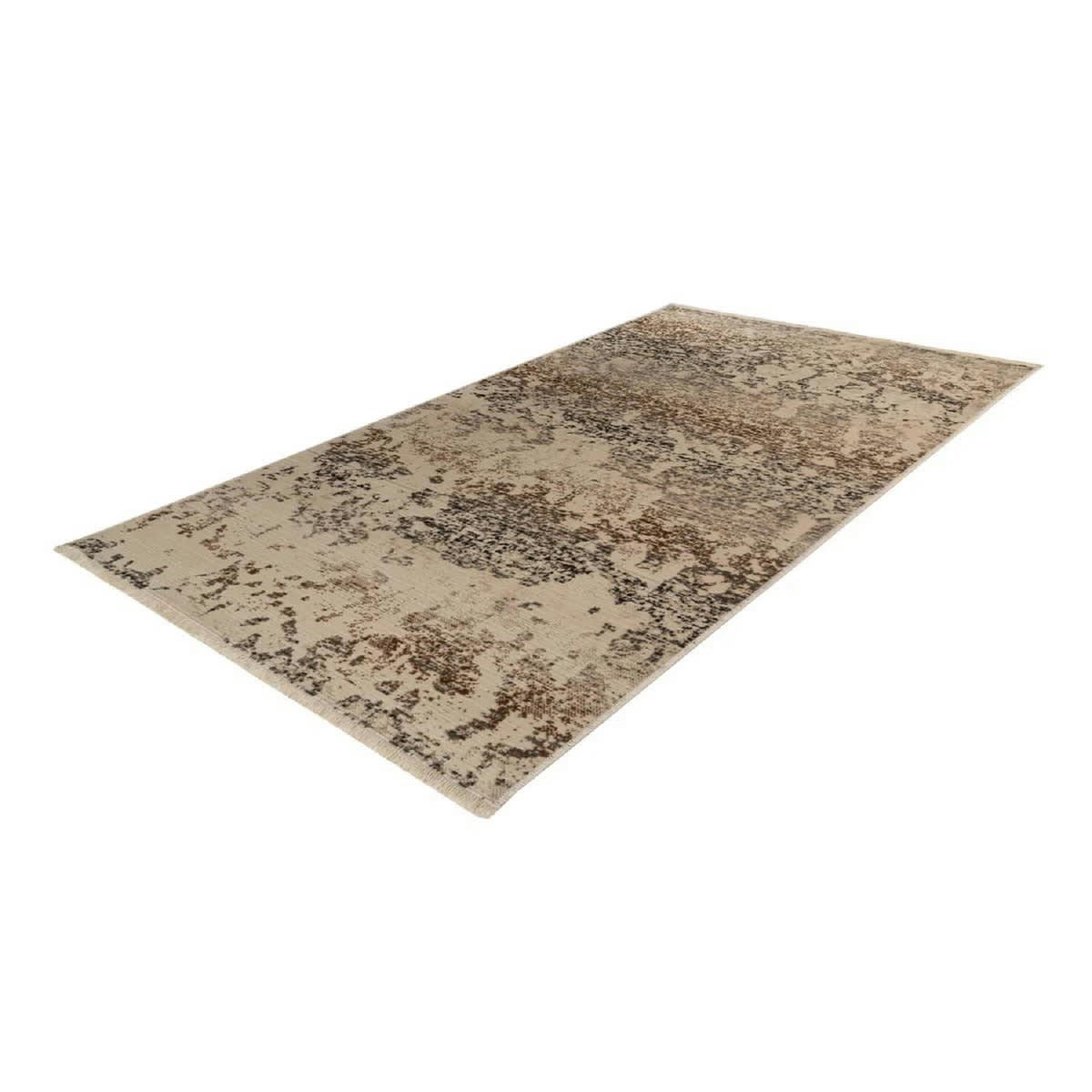 RUCHA - Tapis de salon en polypropylène beige 80x160 cm