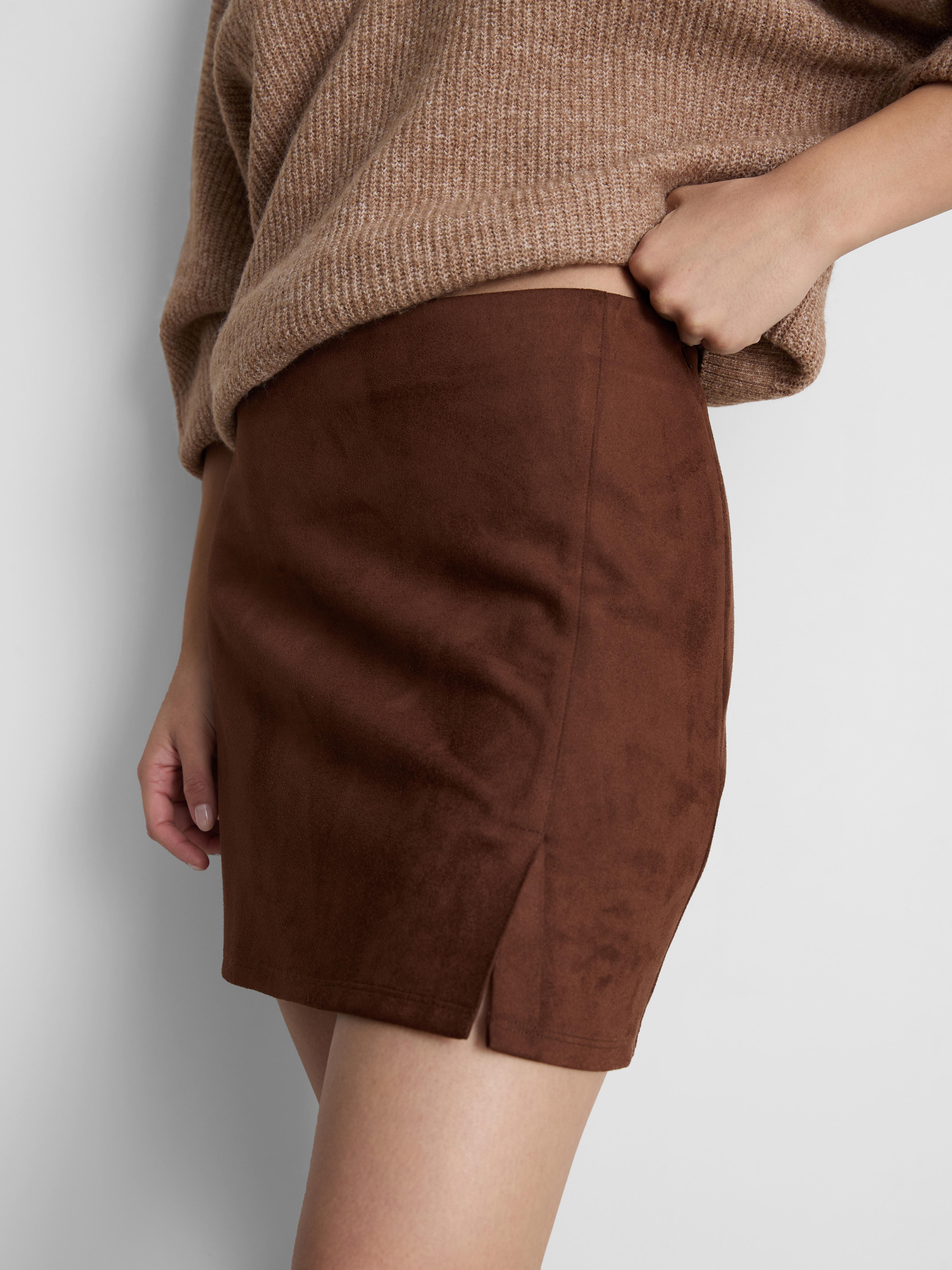 Split Hem Mini Skirt