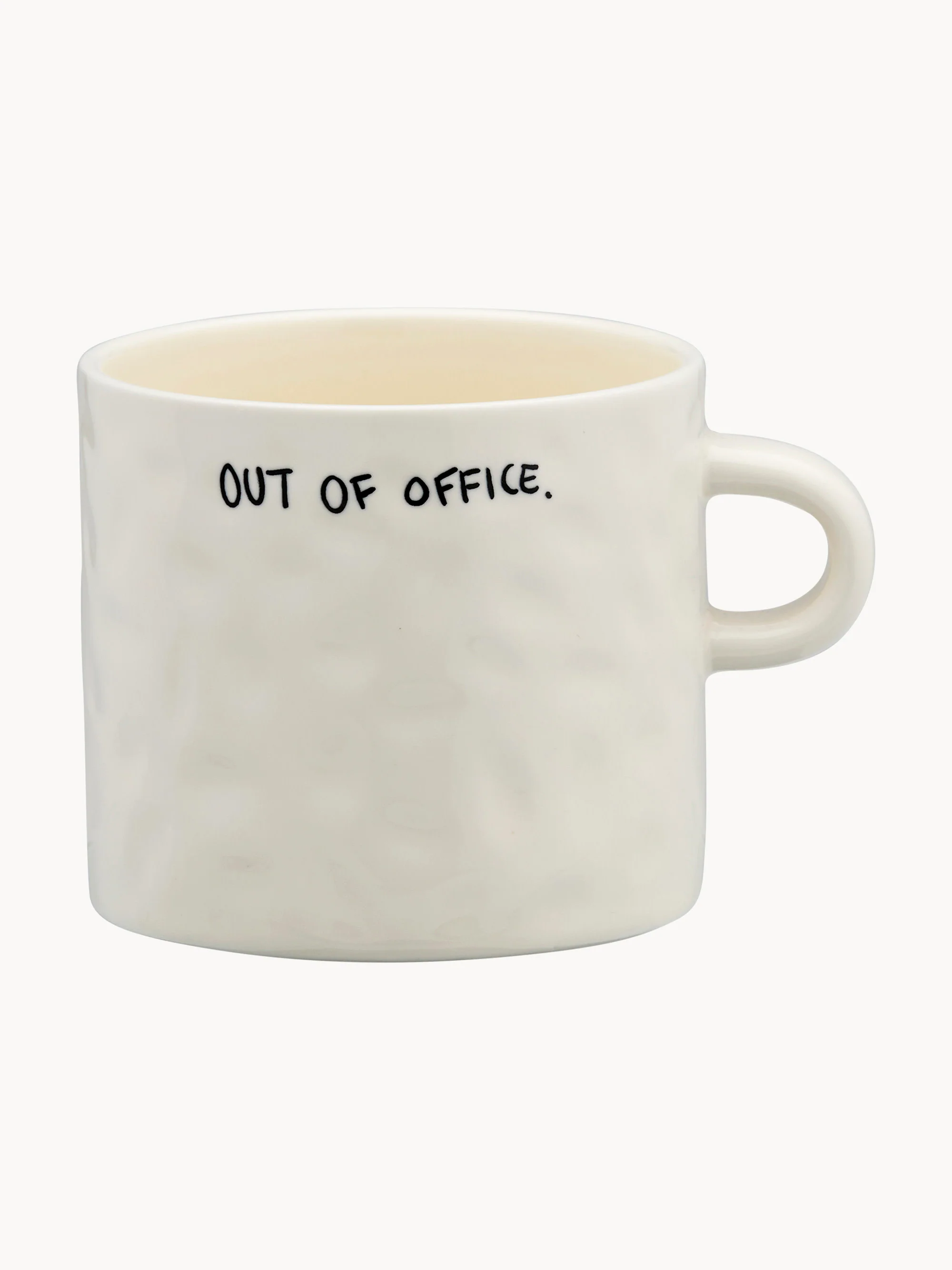 Handbemalte Tasse Out of Office