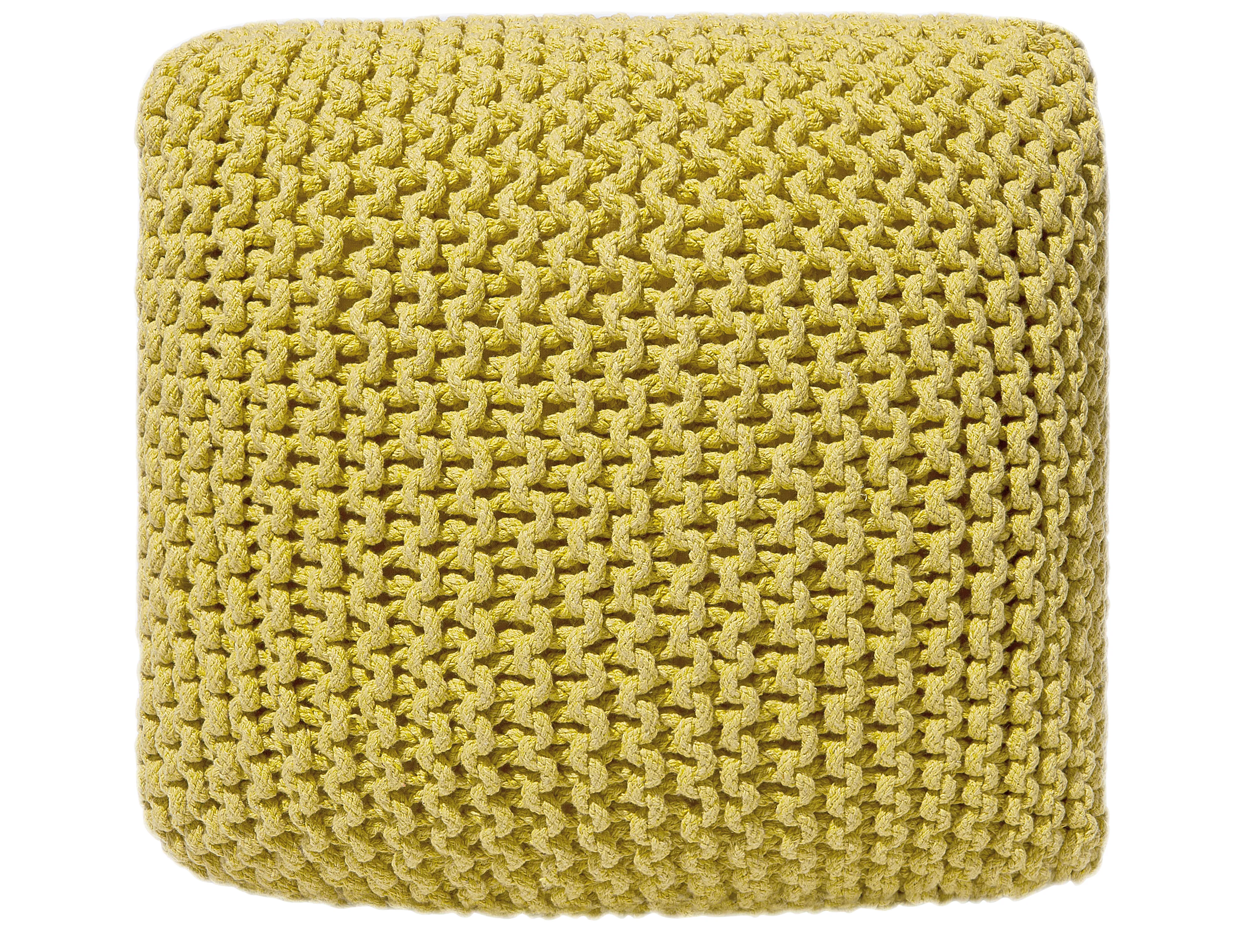 Pouffe CONRAD Cotton Yellow
