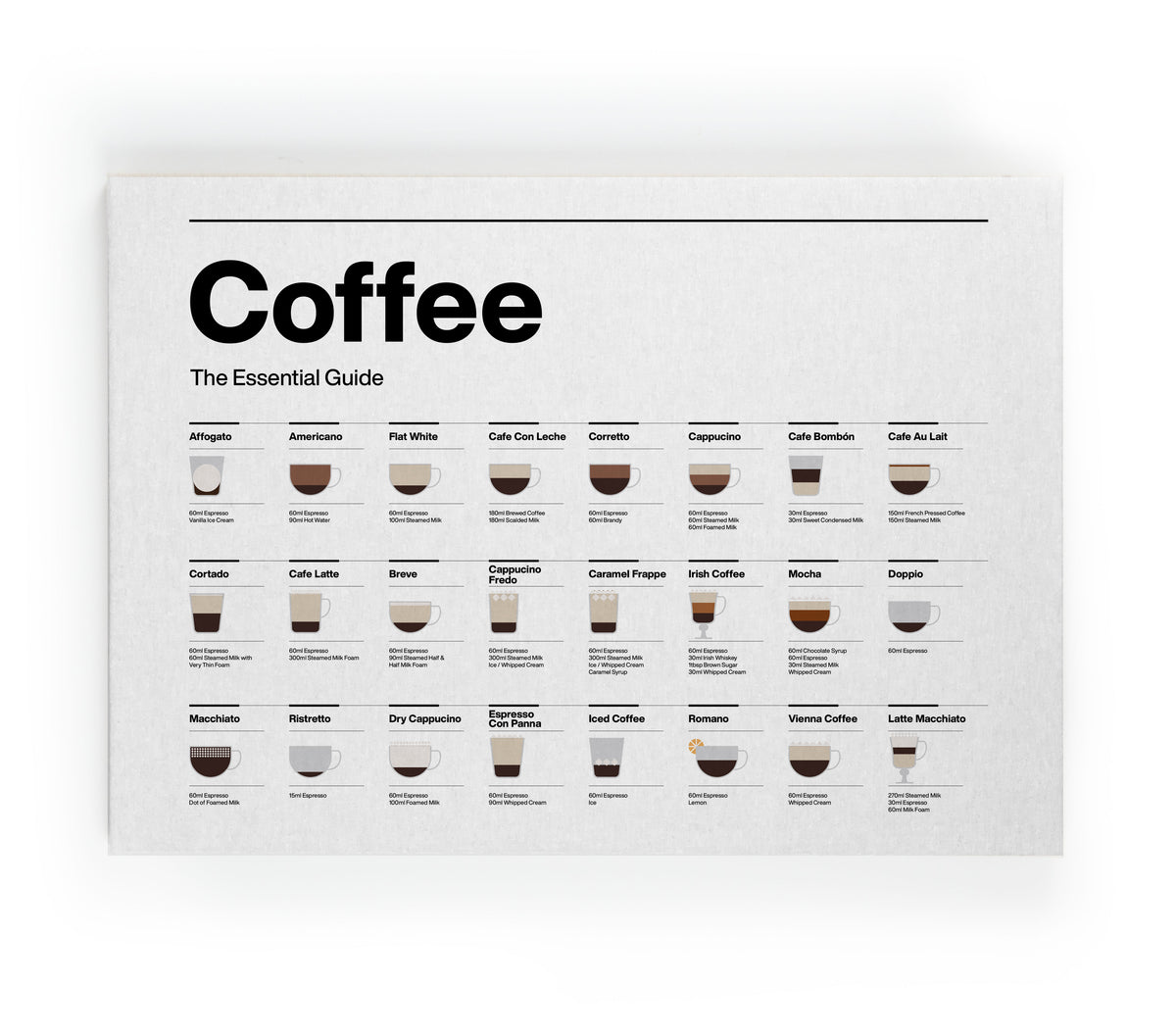 Canvas 60x40 Koffie afdruk