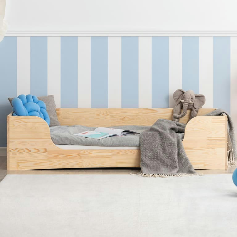 IRINA - Lit 90x190 sommier inclus naturel