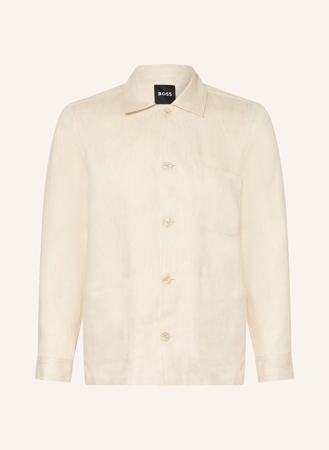 BOSS Overjacket aus Leinen