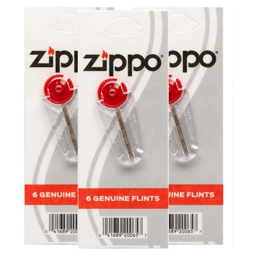 Zippo Refill 3 Packs X Flints Flint 3 Packs X Wick Wicks Blu Fluid Lighter